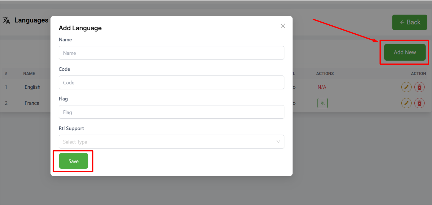 Add Language